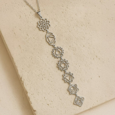 “7 Chakras” Necklace – Sacred Symbols