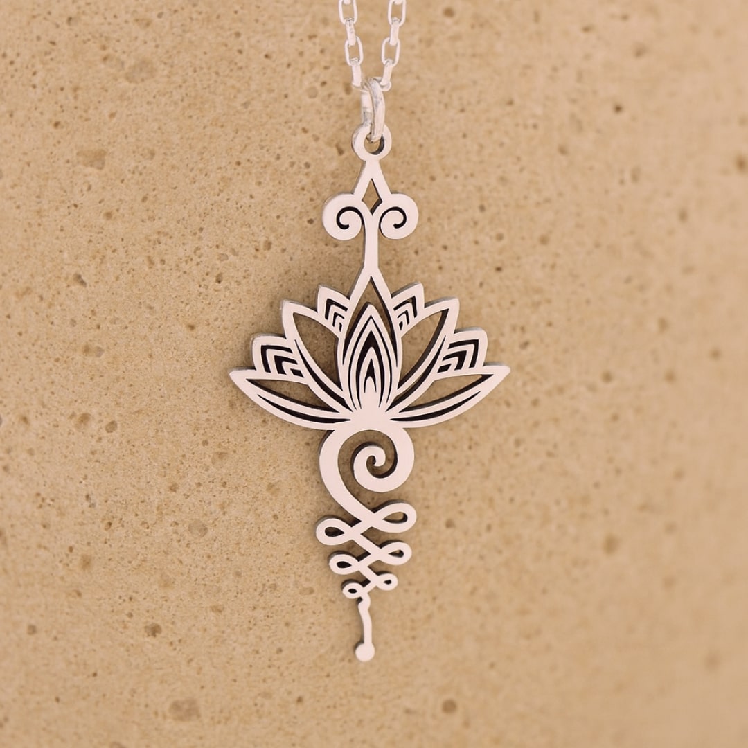 "Lotus Unalome" Pendant