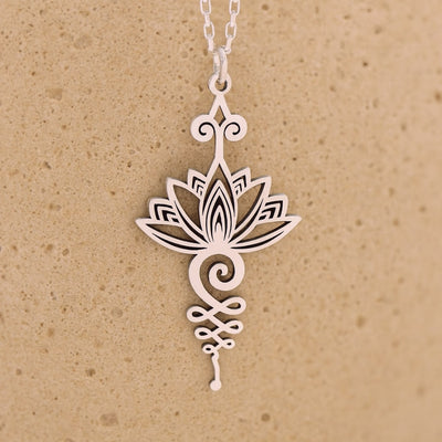 "Lotus Unalome" Pendant