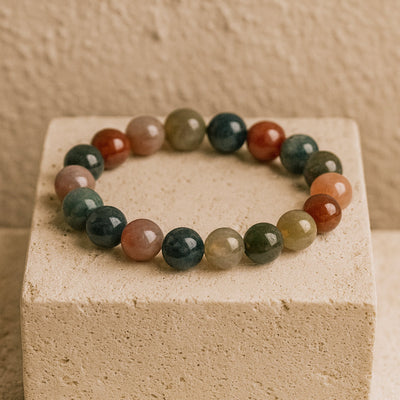 “Inner Peace” Bracelet in Indian Agate