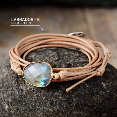 “Liberation” Bracelet in Labradorite