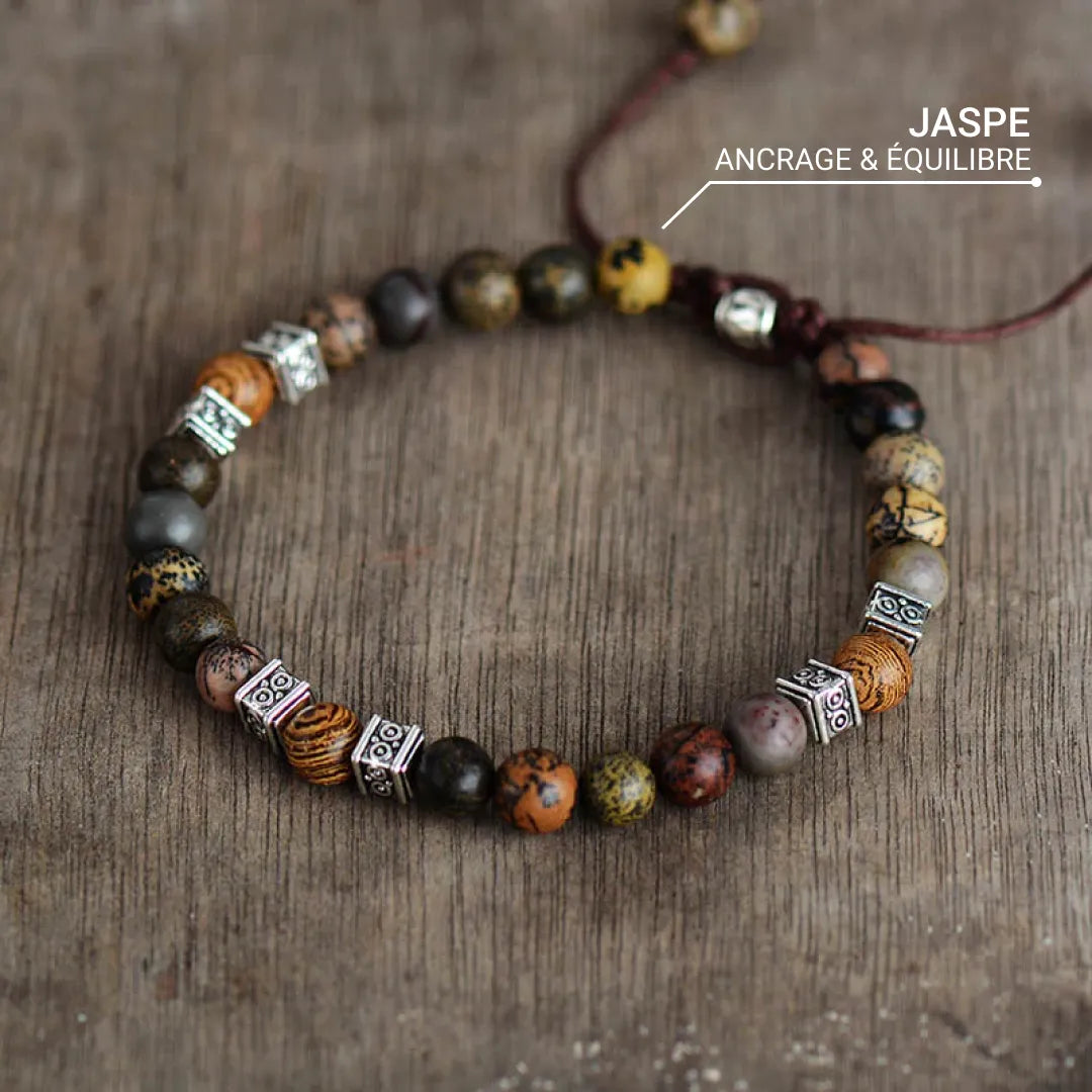 “Inner Stability” Bracelet in Jasper