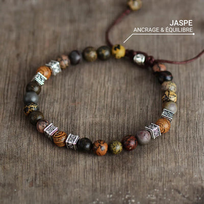 “Inner Stability” Bracelet in Jasper