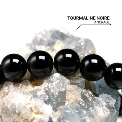 “Anchoring” Bracelet in Black Tourmaline