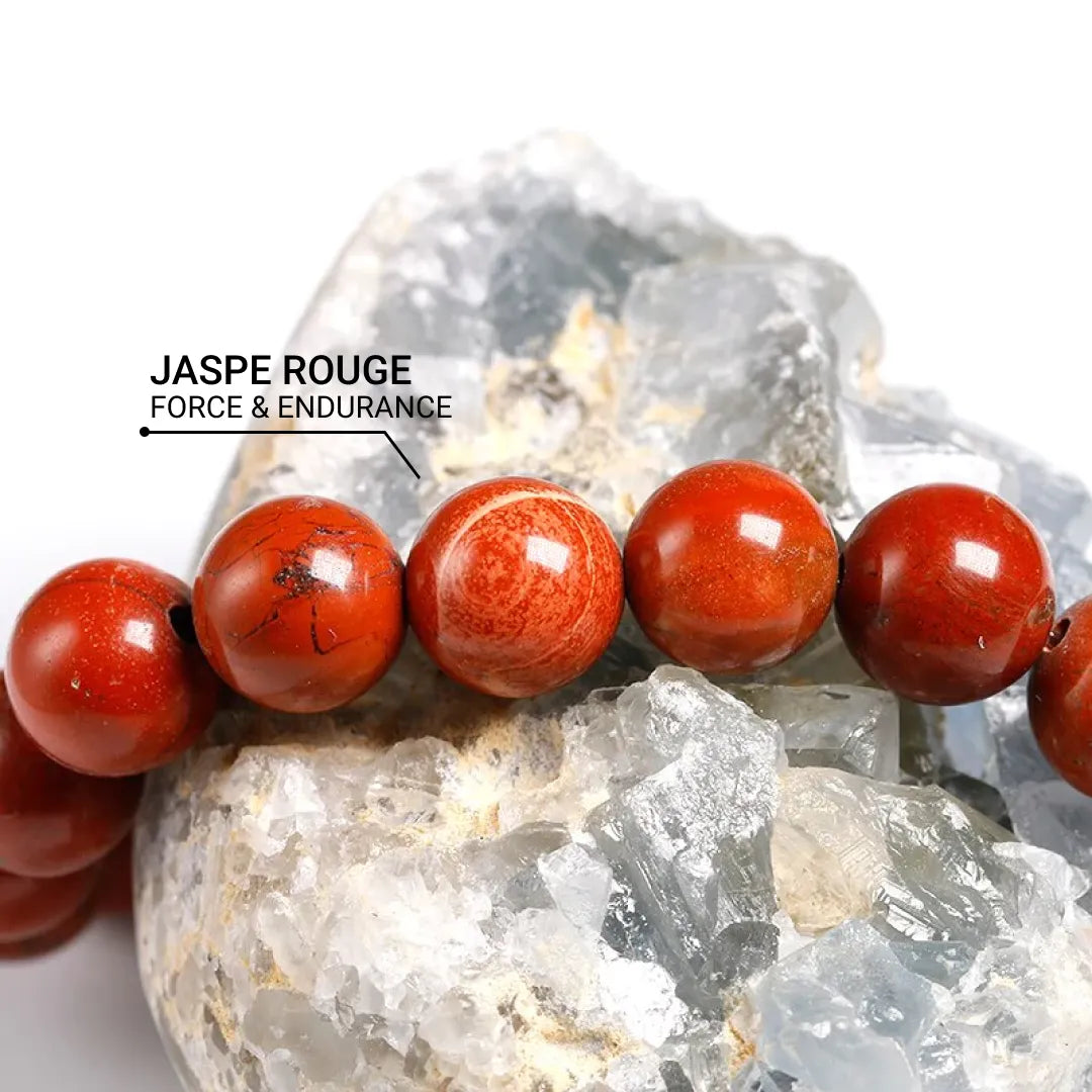 “Vital Energy” Bracelet in Red Jasper