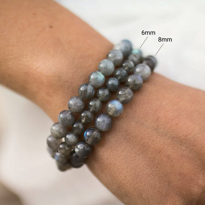 "Protection Shield" Bracelet in Labradorite