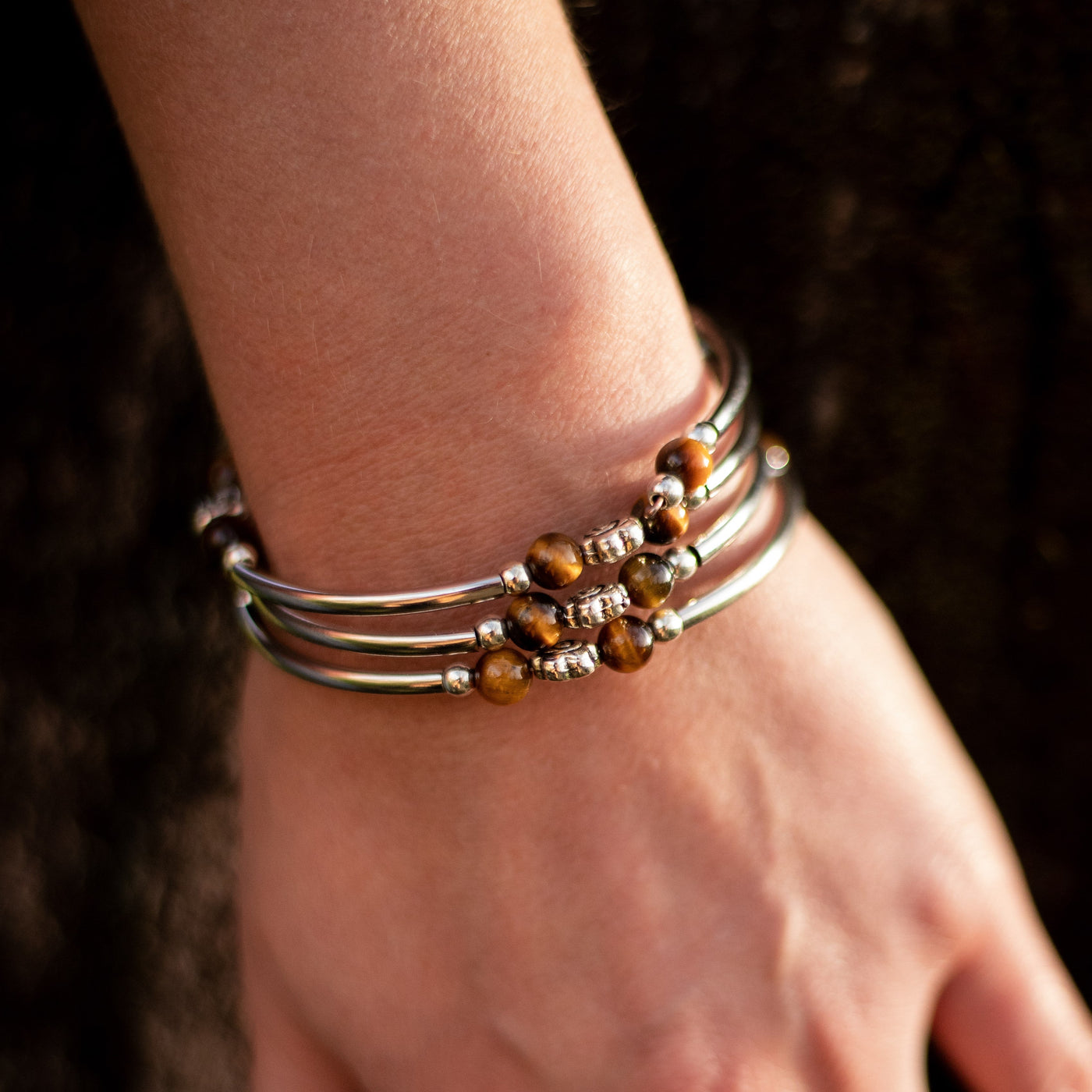 "Chance" Bracelet  in Natural Stones