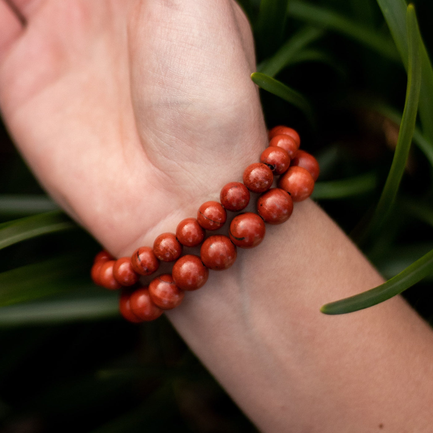 “Vital Energy” Bracelet in Red Jasper