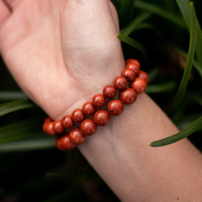 “Vital Energy” Bracelet in Red Jasper