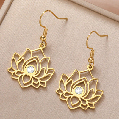"Lotus Reflection" Earrings