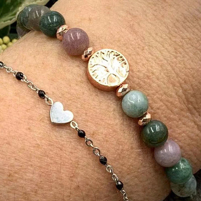 “Inner Balance” Bracelet in Indian Agate