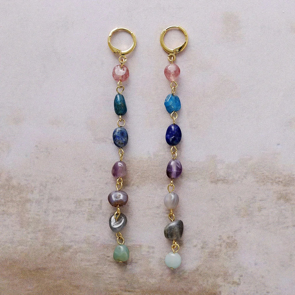 7 Chakra Wellness Cascade Earrings