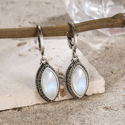 "Calm & Light" Moonstone Earrings