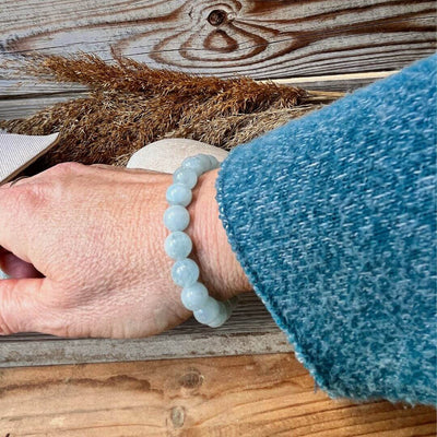 "Happiness" Bracelet in Aquamarine