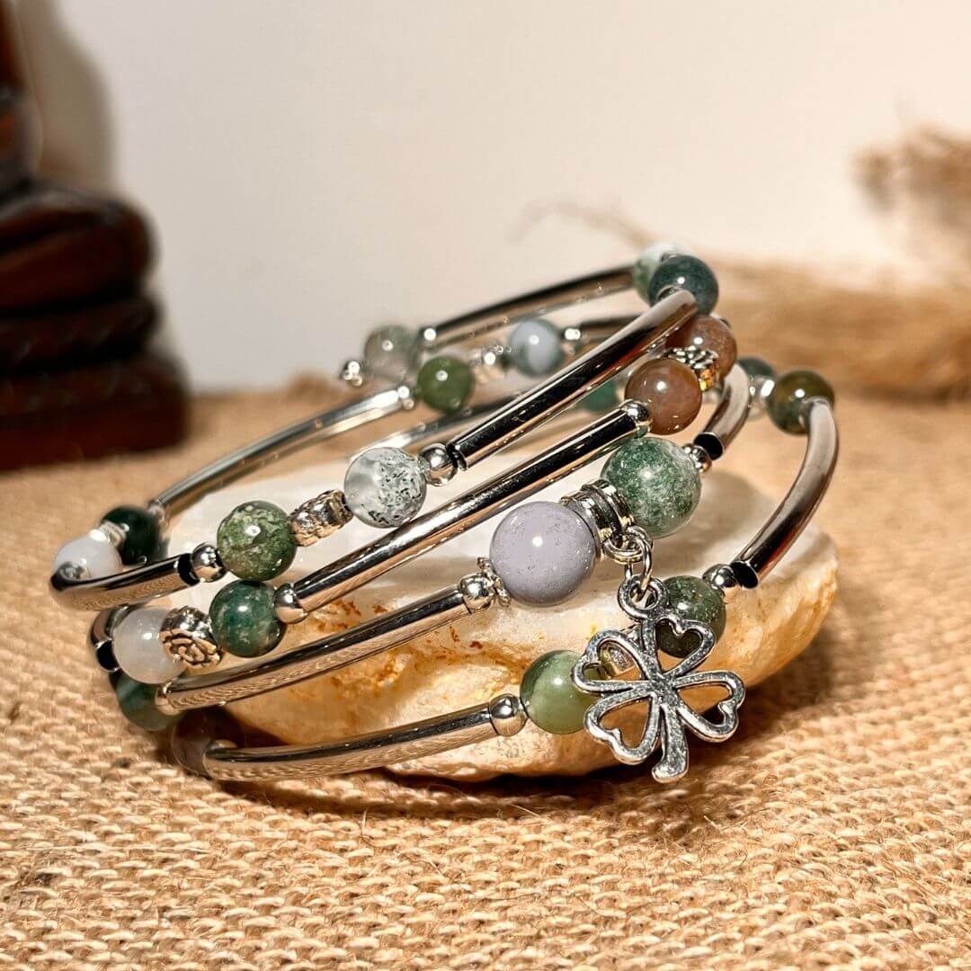 "Chance" Bracelet  in Natural Stones