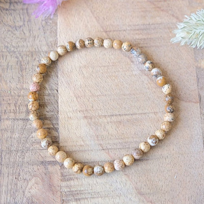 Bracelet Fin en Pierres Naturelles de 4mm