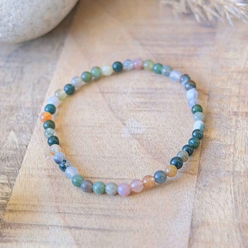 Bracelet Fin en Pierres Naturelles de 4mm