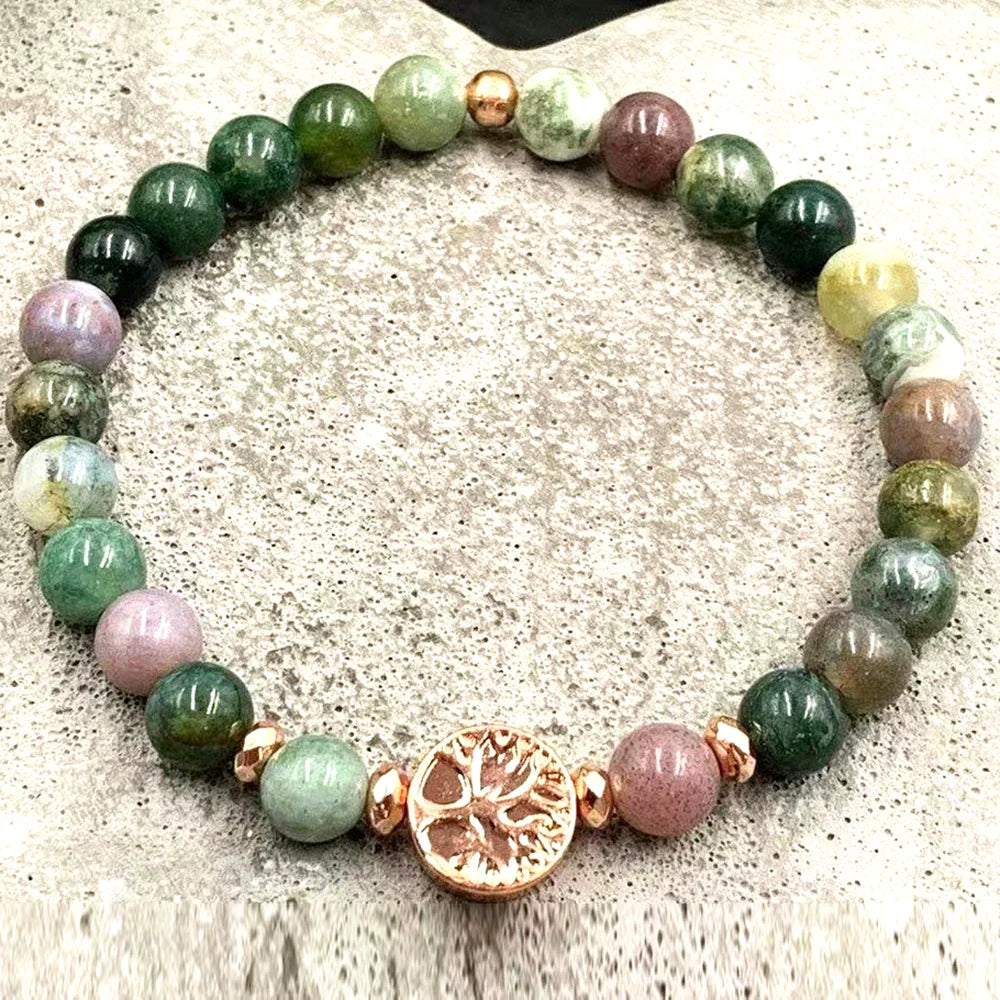 “Inner Balance” Bracelet in Indian Agate