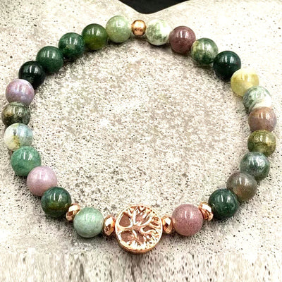 “Inner Balance” Bracelet in Indian Agate