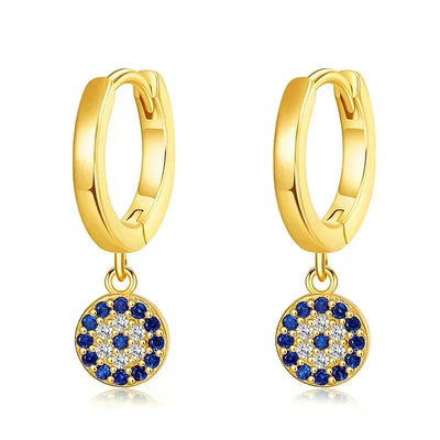 “Protective Blue Eye” Earrings