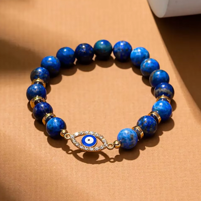 “Gaze of Truth” Bracelet in Lapis Lazuli