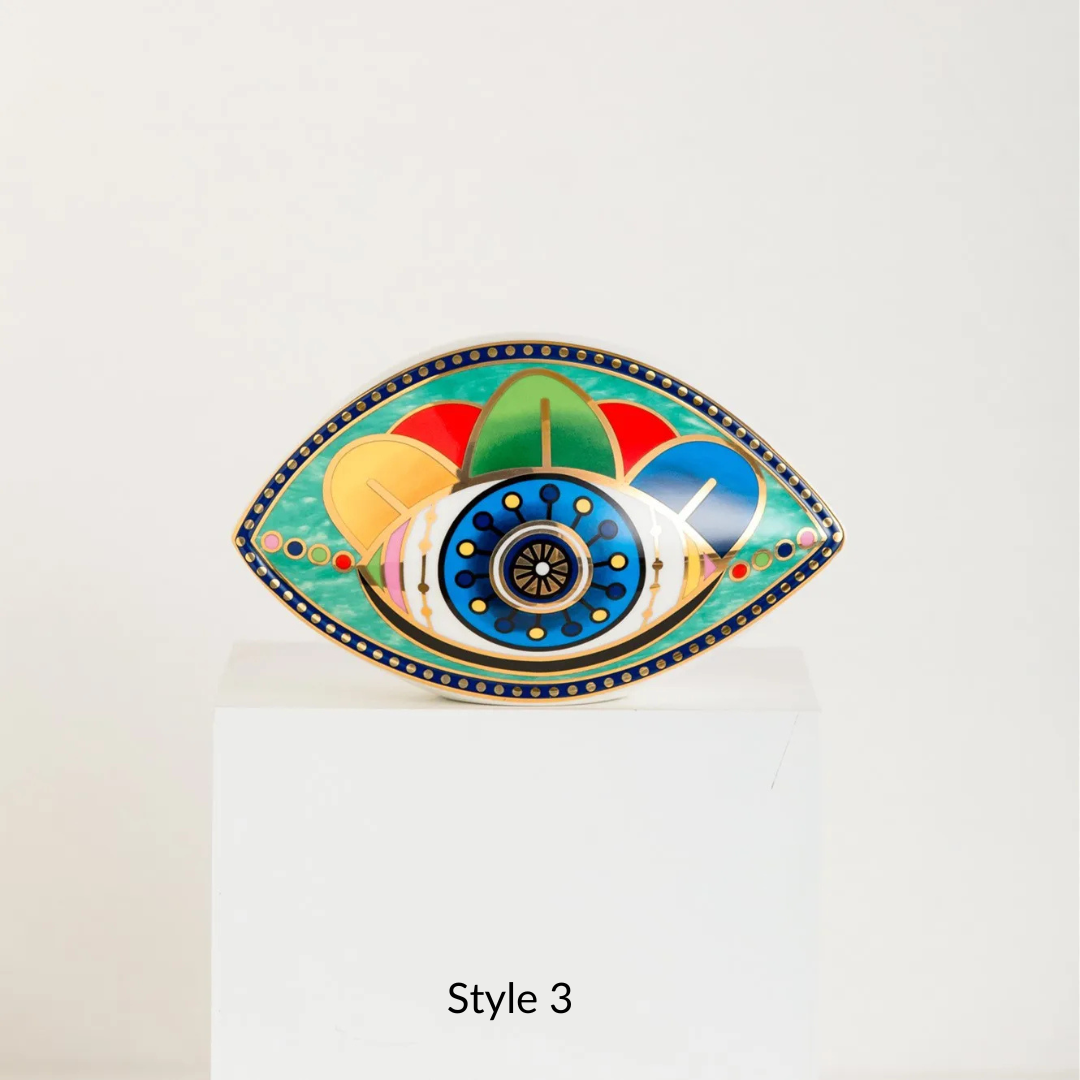 Spiritual Guardian “Evil Eye” Ceramic Decoration