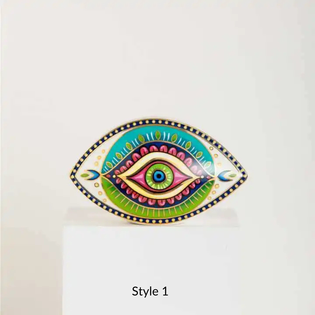 Spiritual Guardian “Evil Eye” Ceramic Decoration