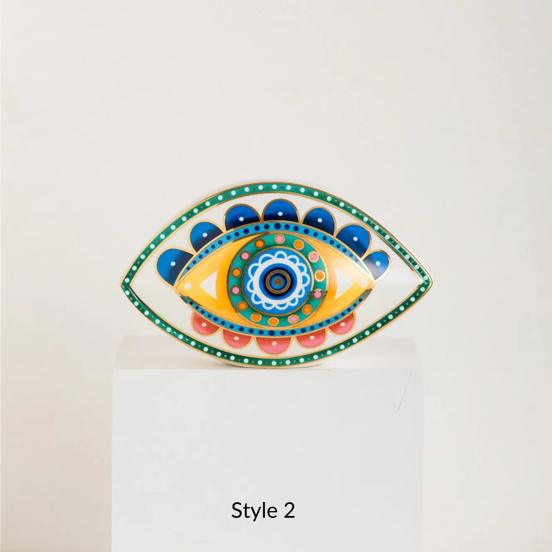 Spiritual Guardian “Evil Eye” Ceramic Decoration