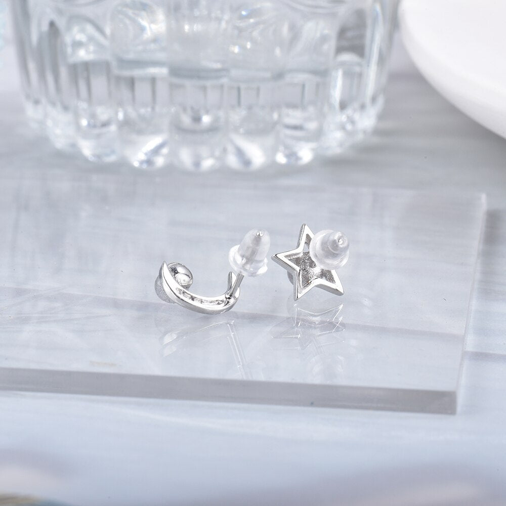 "Luna Star" Labradorite & Silver Earrings