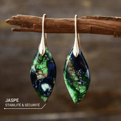 "Rhea" Jasper Earrings