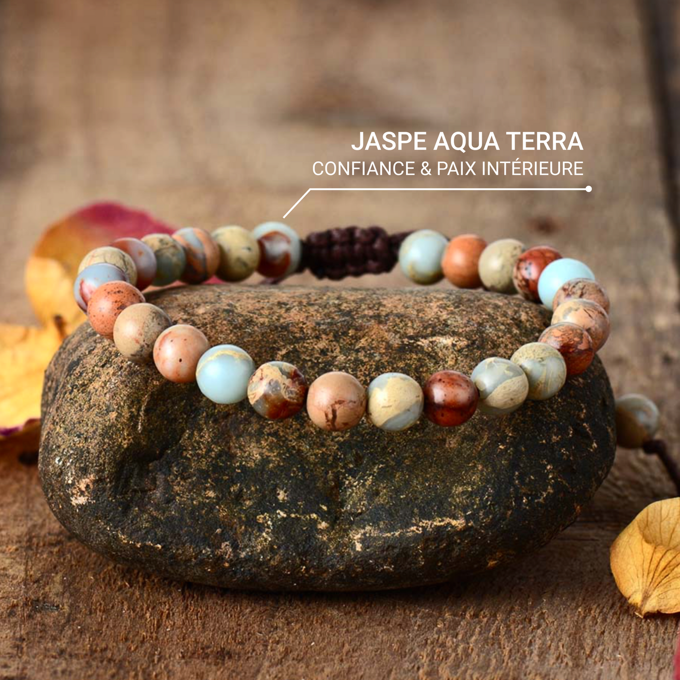 “Balance” Bracelet in Aqua Terra Jasper