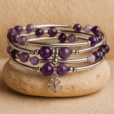 "Chance" Bracelet  in Natural Stones
