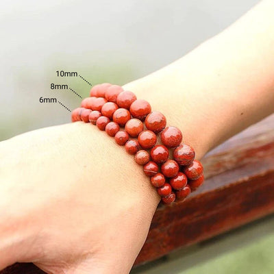 “Vital Energy” Bracelet in Red Jasper