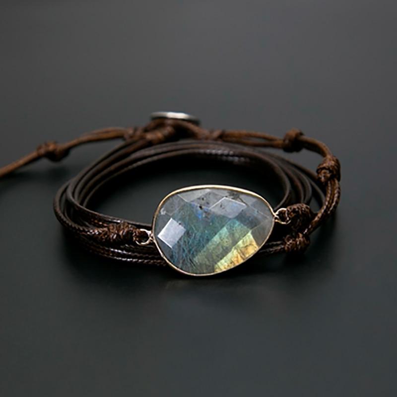 “Liberation” Bracelet in Labradorite