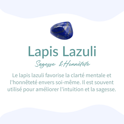 Emotional Well-Being Bracelet in Lapis Lazuli & Malachite