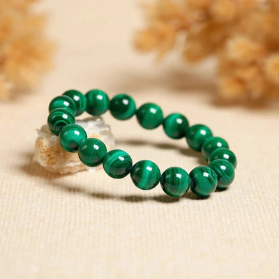 “Purification” Bracelet in Genuine Malachite