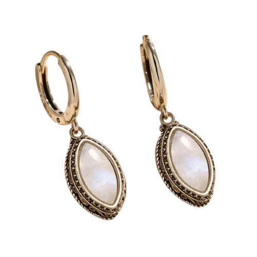 "Calm & Light" Moonstone Earrings