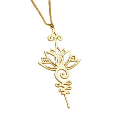 "Lotus Unalome" Pendant