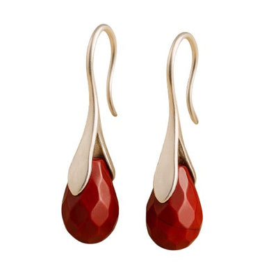 Red Jasper Dangle Earrings