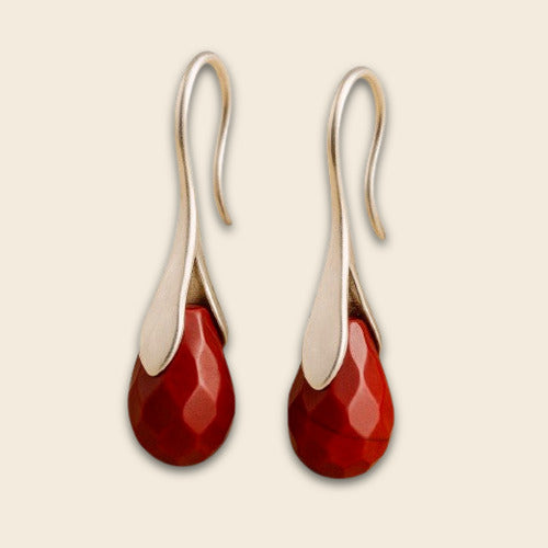 Red Jasper Dangle Earrings