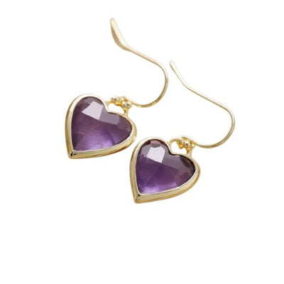 “Light of My Heart” Natural Stone Earrings
