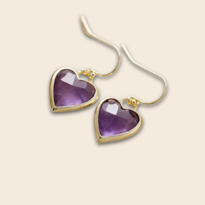 “Light of My Heart” Natural Stone Earrings