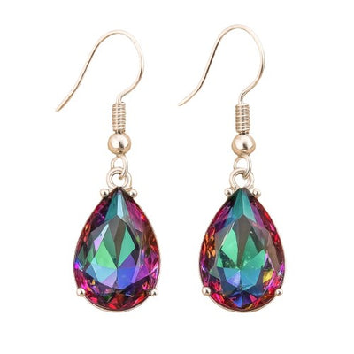 Rainbow Mystic Topaz Earrings