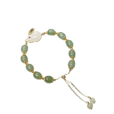 Green Aventurine and Jade Bracelet for Abundance & Balance