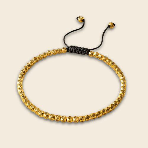 “Tibetan Harmony” Bracelet with Faceted Beads