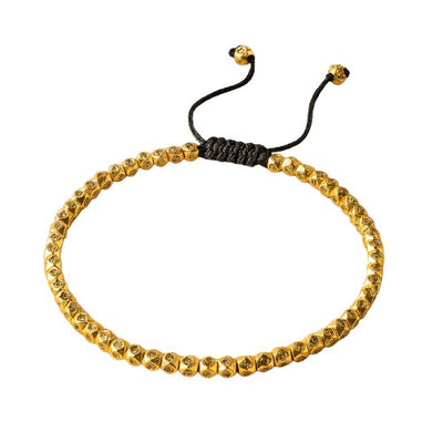 “Tibetan Harmony” Bracelet with Faceted Beads