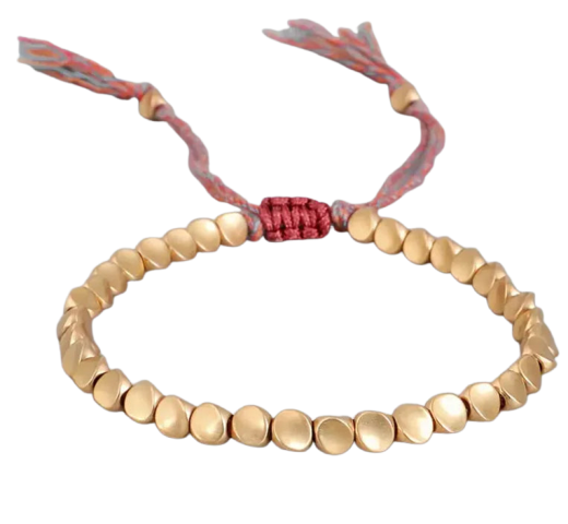 Buddhist Copper Healing Beads Bracelet (100% Natural)