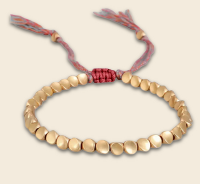 Buddhist Copper Healing Beads Bracelet (100% Natural)