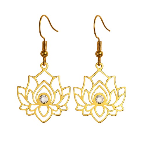 "Lotus Reflection" Earrings