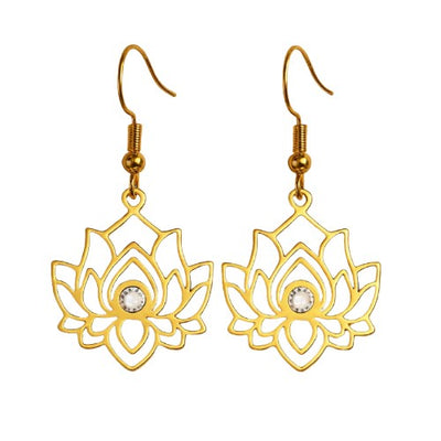 "Lotus Reflection" Earrings